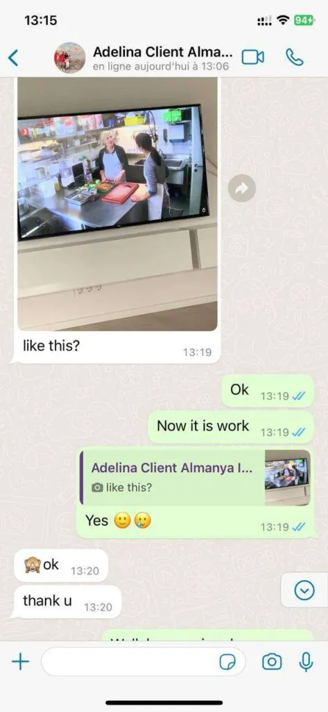 Proto IPTV WhatsApp support chat conversation proof 4
